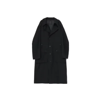 Yohji Yamamoto Coats Unisex Black