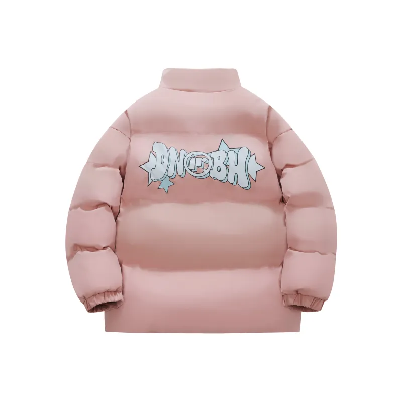 DNBH Puffer Jacket Mid Length Coat Unisex Multiple Colors-33