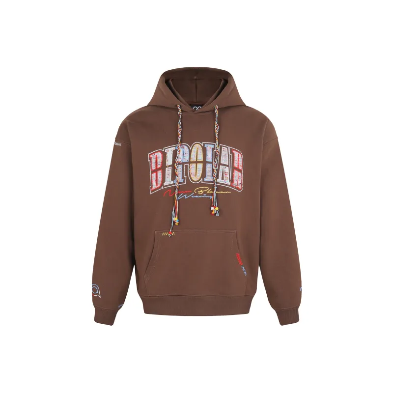 BIPOLAR Sweatshirt Unisex Black Coffee Light Blue-3