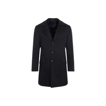 KITON Luca Caban Single Breasted Coat