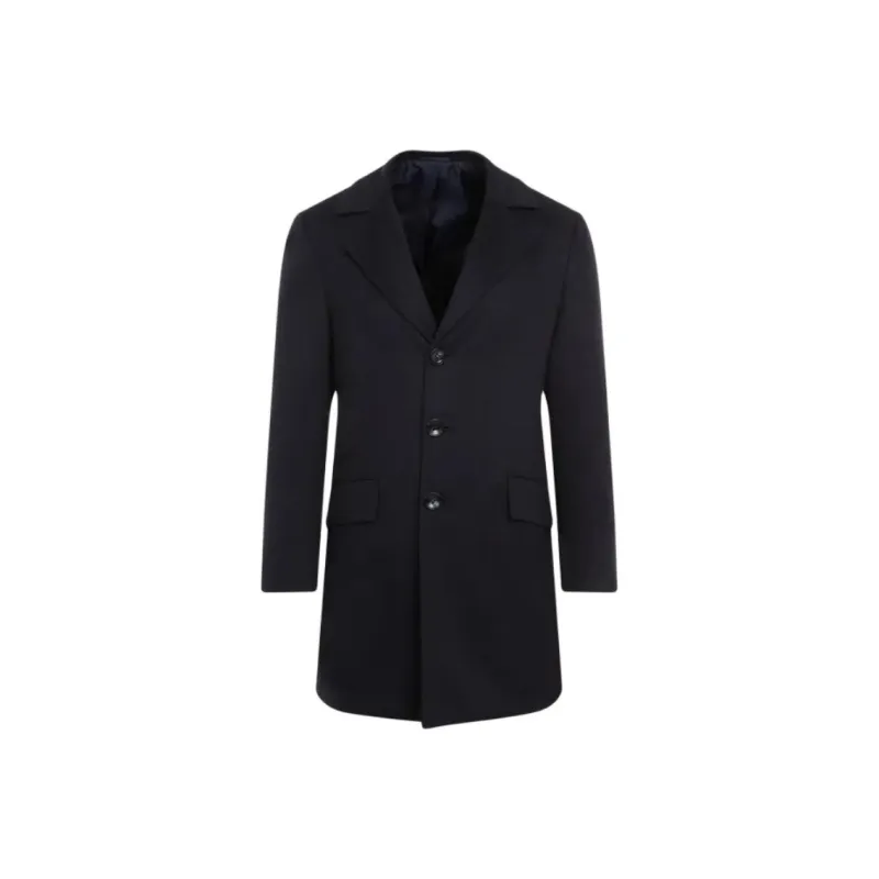 KITON Luca Caban Single Breasted Coat-0