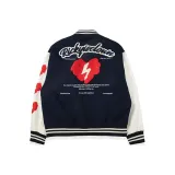 Navy Blue/White