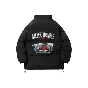 Mimx Homme Winter Puffer Jacket Unisex Black