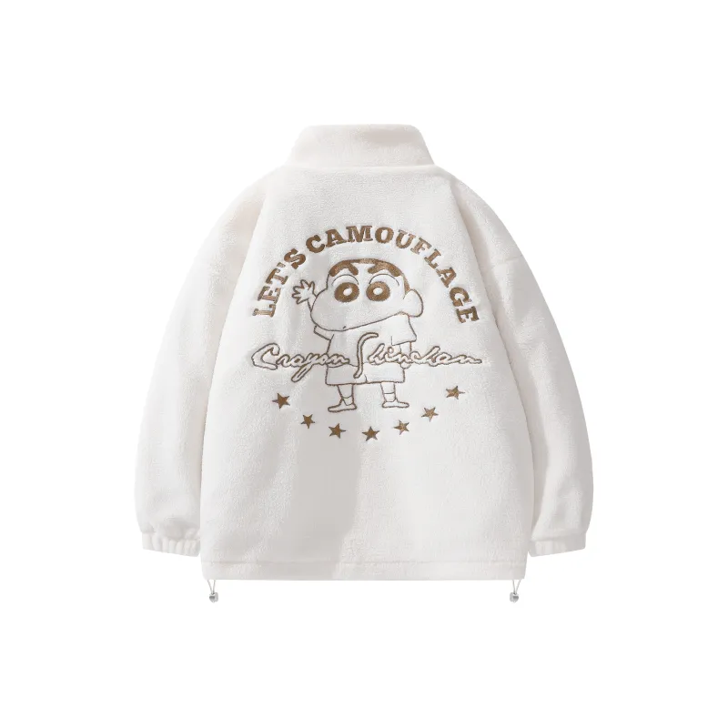 Crayon Shinchan Velvet feel Coat Unisex-10