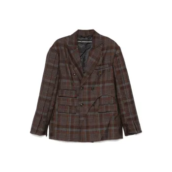 ANDERSSON BELL Soe check Double breasted Blazer