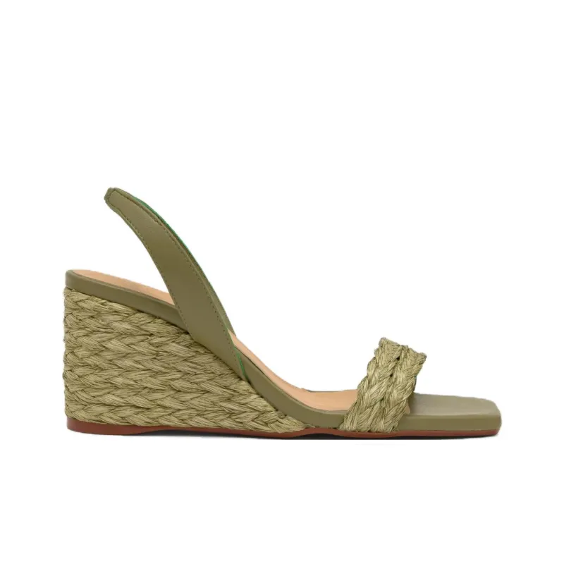Castañer Barby One Strap Sandals 8cm Women's Green-1