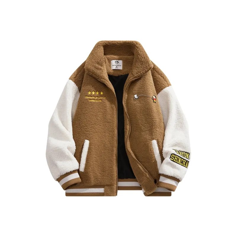 Crayon Shinchan Velvet feel Coat Unisex-8