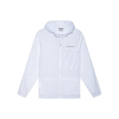 Columbia Ultra Light UV Protection Sun Protection Clothing Men's White