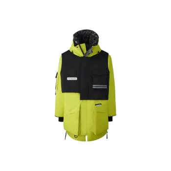Canada Goose Feng Chen Wang X Xu Zhen Collaboration Series Down Jackets Men Fluorescent Electric Glow Yellow