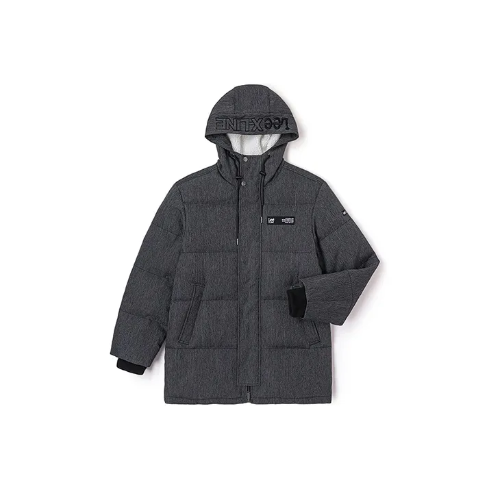 Lee Xline Down Jackets Men Black Gray Color-0