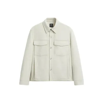 ZARA Jackets Men White