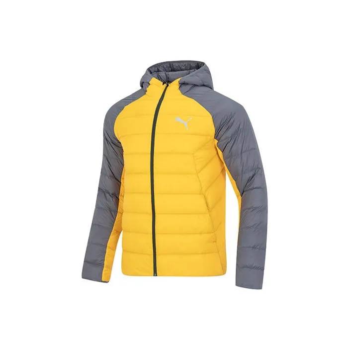 PUMA Down Jackets Men Yellow-0