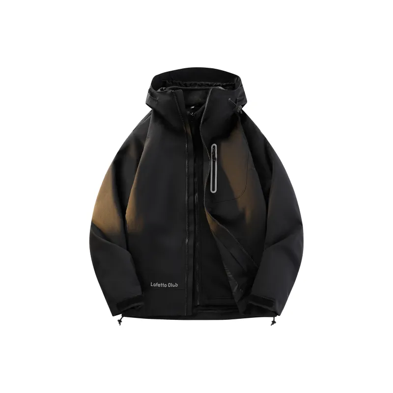 Lafetto Waterproof, Windproof, Breathable, And Abrasion Resistant Windbreaker Jacket Unisex-0