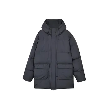 Skechers Down Jackets Unisex Ink Gray 00W5