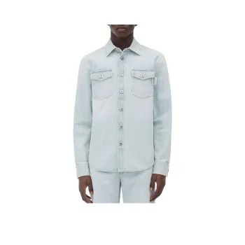Bottega Veneta Extra Bleached Denim Overshirt