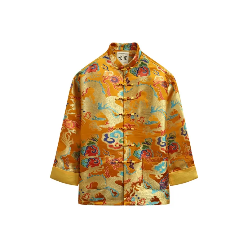 XUANSHENG Jackets Coats Men's Gold-0
