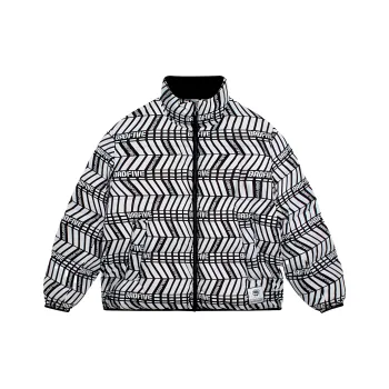 LiNing Down Jacket Men's Black White All Over Print