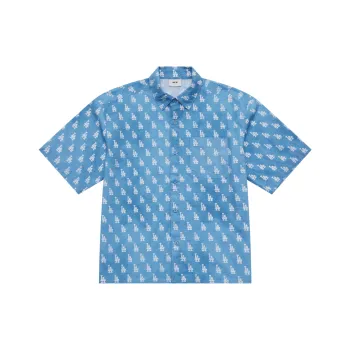 MLB MONOGRAM Collection Los Angeles Dodgers SS25 Shirt Unisex Dark Blue