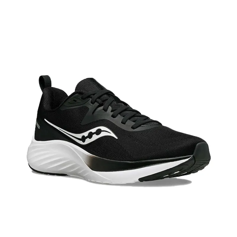 Saucony LANCER 3 Cushioning, Wear Resistant Low Top Running Shoes Women's Black-3