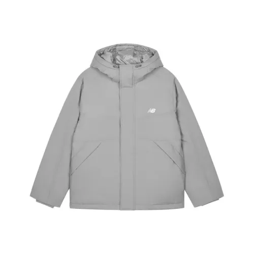 New Balance Down Jacket Men's Light Gray