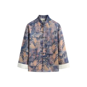 XUANSHENG Jackets Coats Men's Alpine Flowing Water