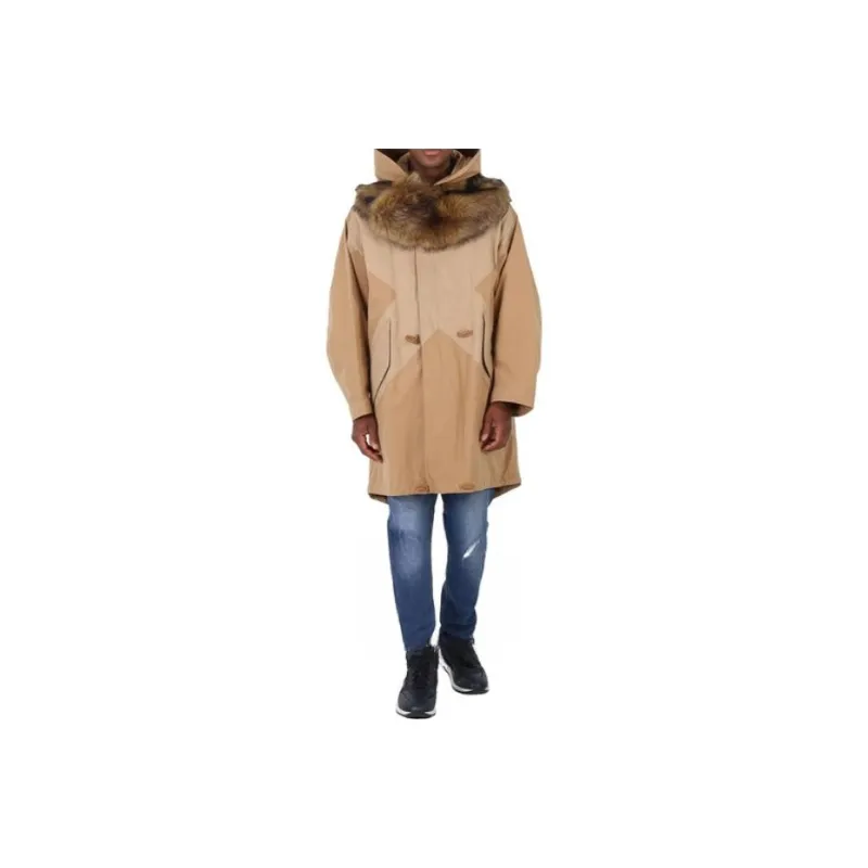 Burberry Coats Men Brown-0