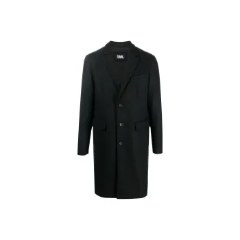 KARL LAGERFELD / Karl Lagerfeld Jeans Single-breasted Wool Coat