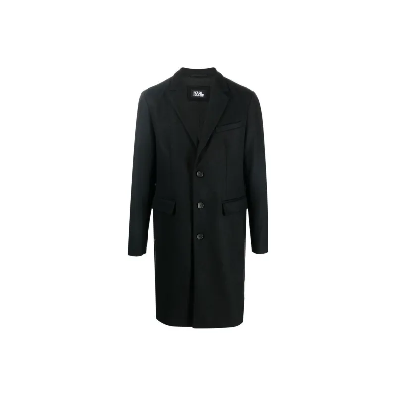 KARL LAGERFELD / Karl Lagerfeld Jeans Single-breasted Wool Coat-0