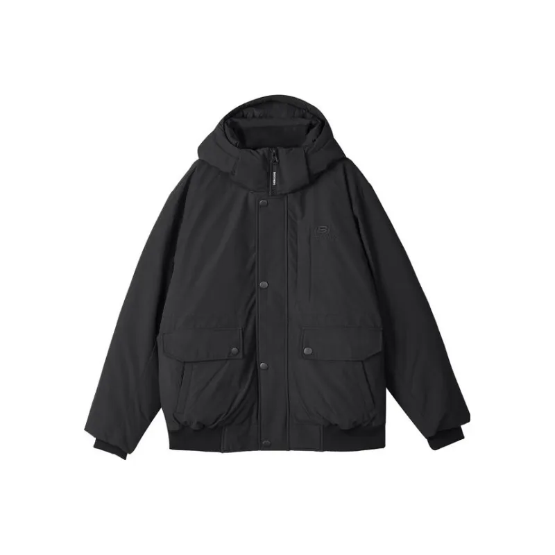 Skechers Sports Life Collection Down Jackets Men Carbon Black-0