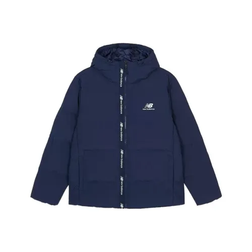 New Balance Print Down Down Jacket Men's Navy