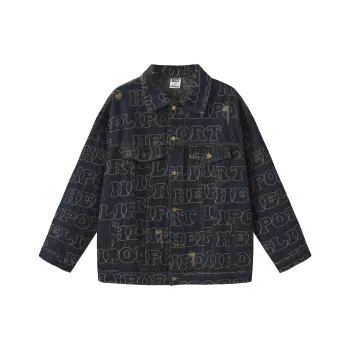 HELIPORT Denim Jacket Unisex Dark Blue