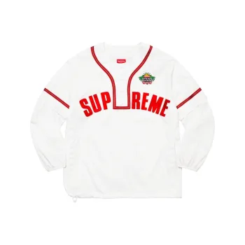 Supreme Snap Off Sleeve L/S Baseball Top