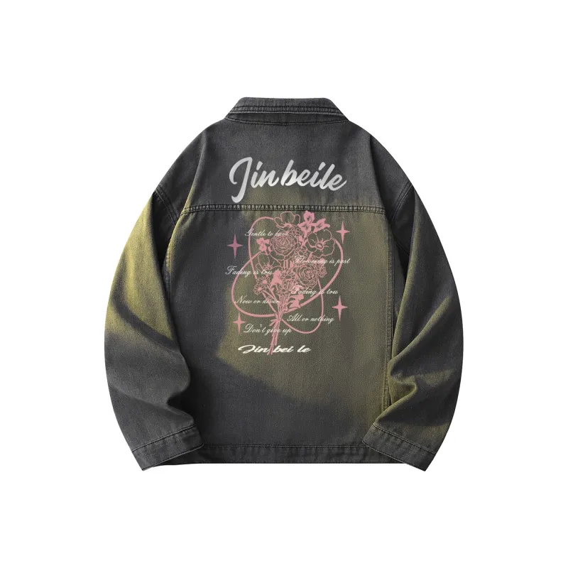 JINBEILE Denim Jackets Unisex-14