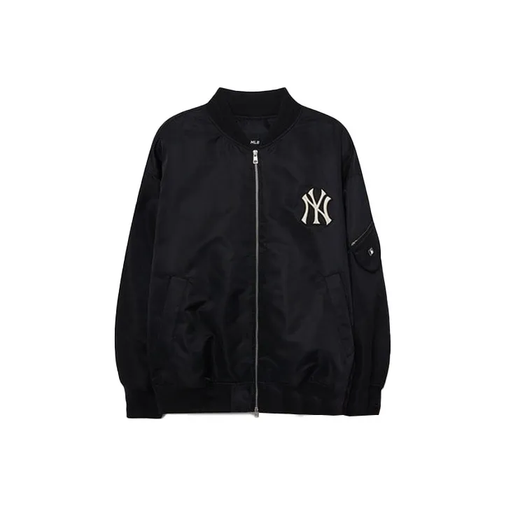 MLB New York Yankees Puffer Jackets Unisex Black-0