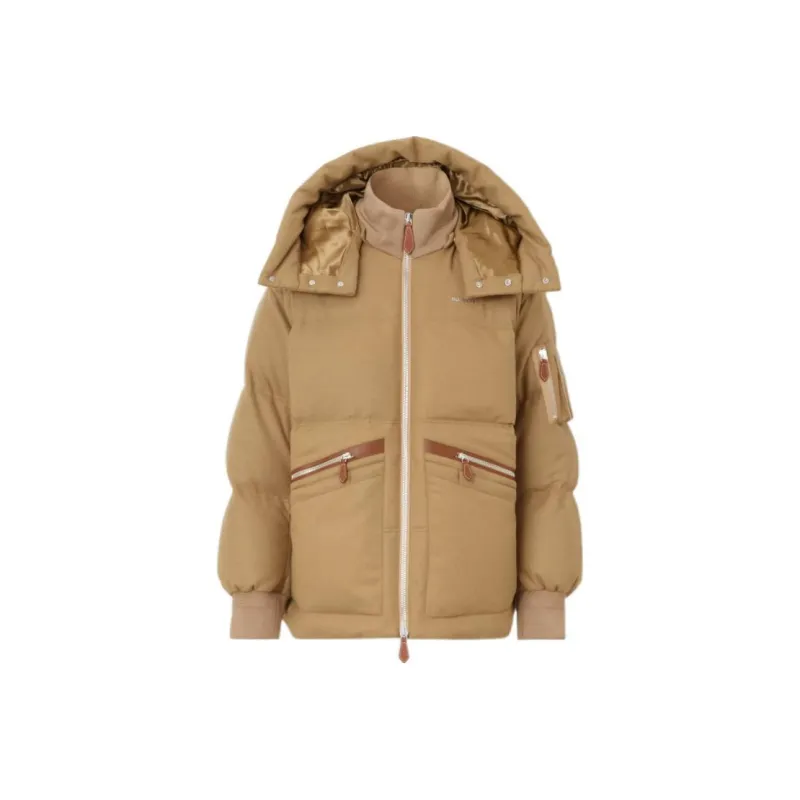 Burberry Down Jackets Men Camel-0