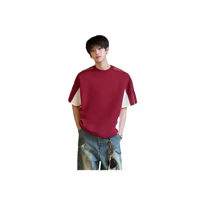 BENATRY T Shirt Unisex Burgundy-0