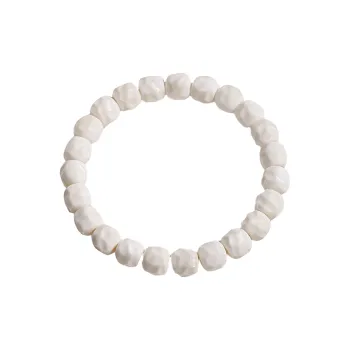 Zhiyi White Jade Bodhi Bracelets Unisex