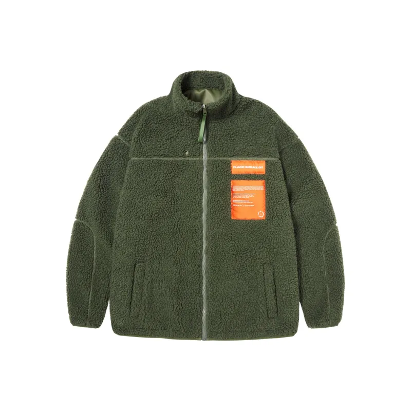 PSO Brand Letter Stand Collar Loose Fit Thickened Puffer Jacket Unisex-8