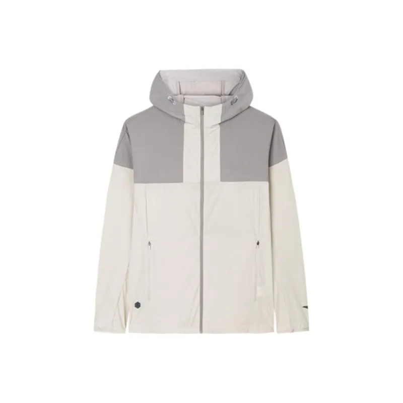 Anta Variety Training Collection Jacket Men's Pine Smoke Gray/White Limestone-0