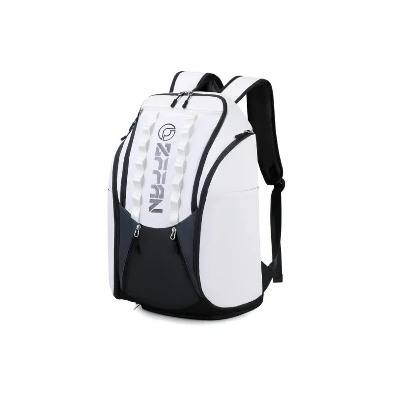 ZUOFEIFAN Fabric Backpack Unisex Black & White-0