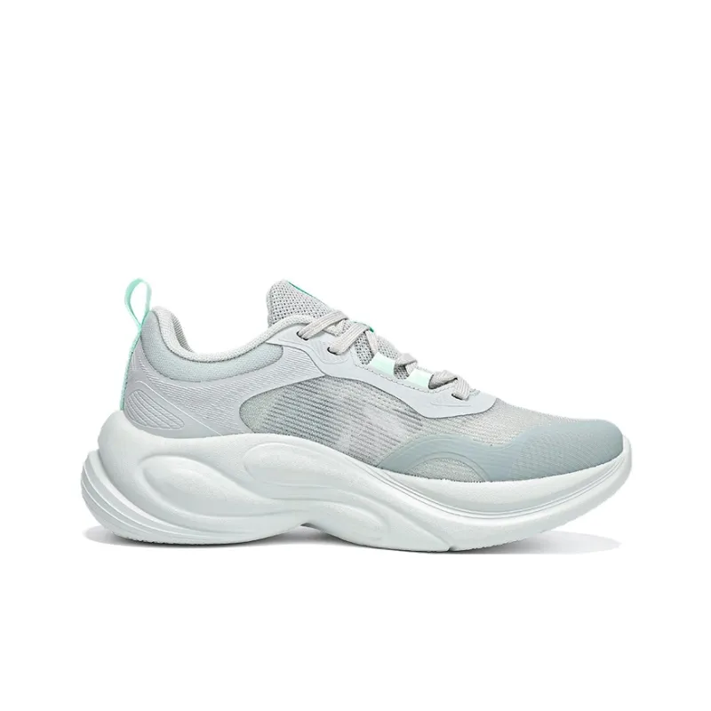 361° Cushioning, Breathable, Lightweight Low Top Casual Running Shoes Women's Mint Gray Green Eggshell Green-2