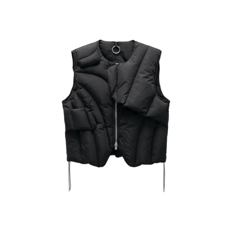 HELIOT EMIL Logo print Padded Gilet-0