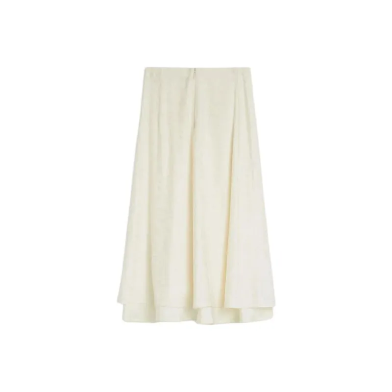 JIL SANDER Floral jacquard Midi Skirt-1