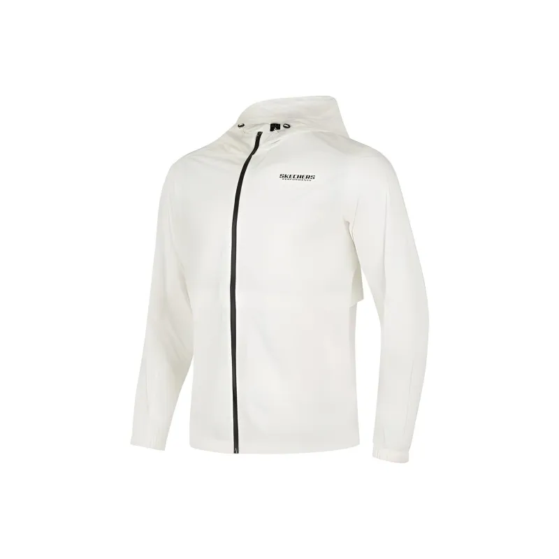 Skechers Basic Sports Series Breathable Sun Protection Clothing Unisex Marshmallow White-0
