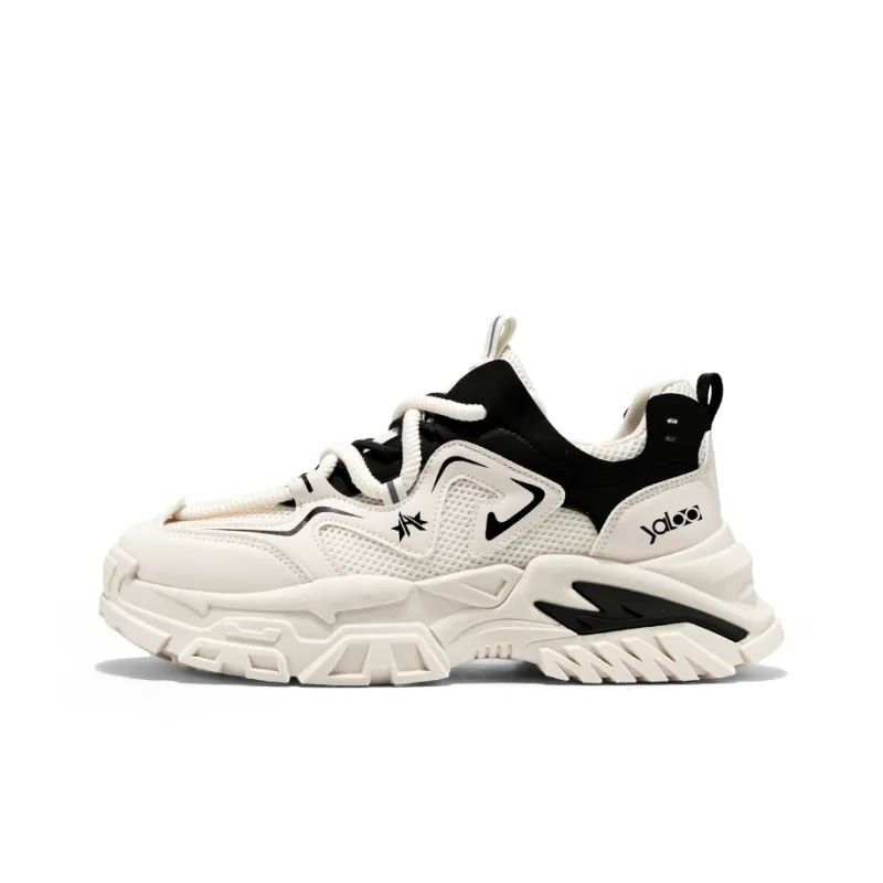 Yalu Preferred Slip Resistant, Abrasion Resistant, Breathable, Lightweight Low Top Chunky Sneakers Men's-5