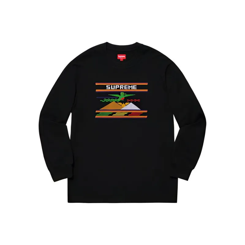 Supreme Needlepoint Patch L/S Top-0