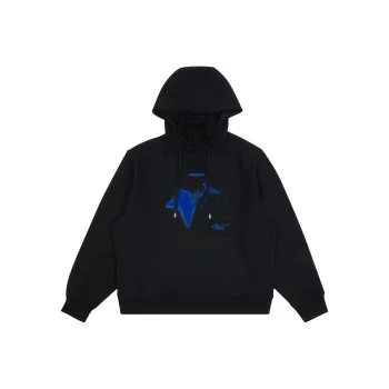 ADER ERROR Flocked Artwork Hoodie