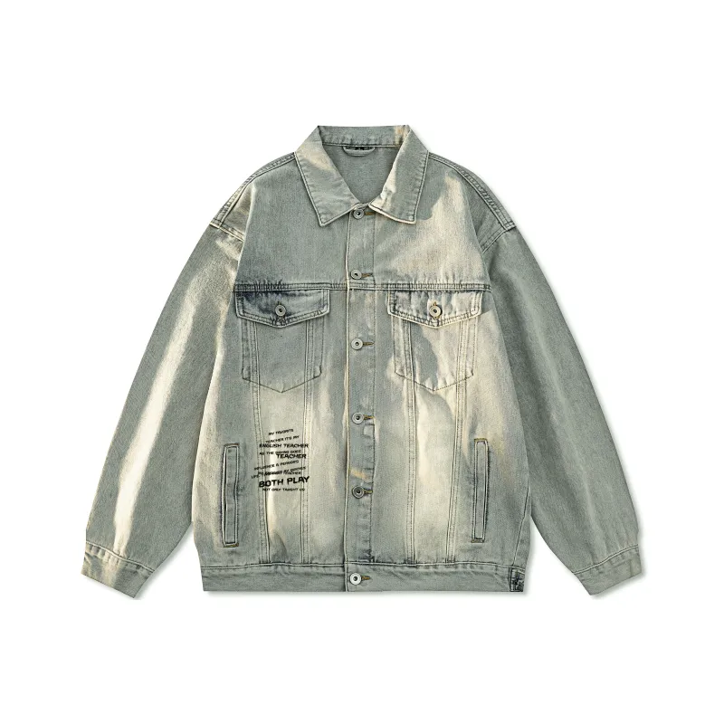 BOTH PLAY Denim Jackets Unisex-14