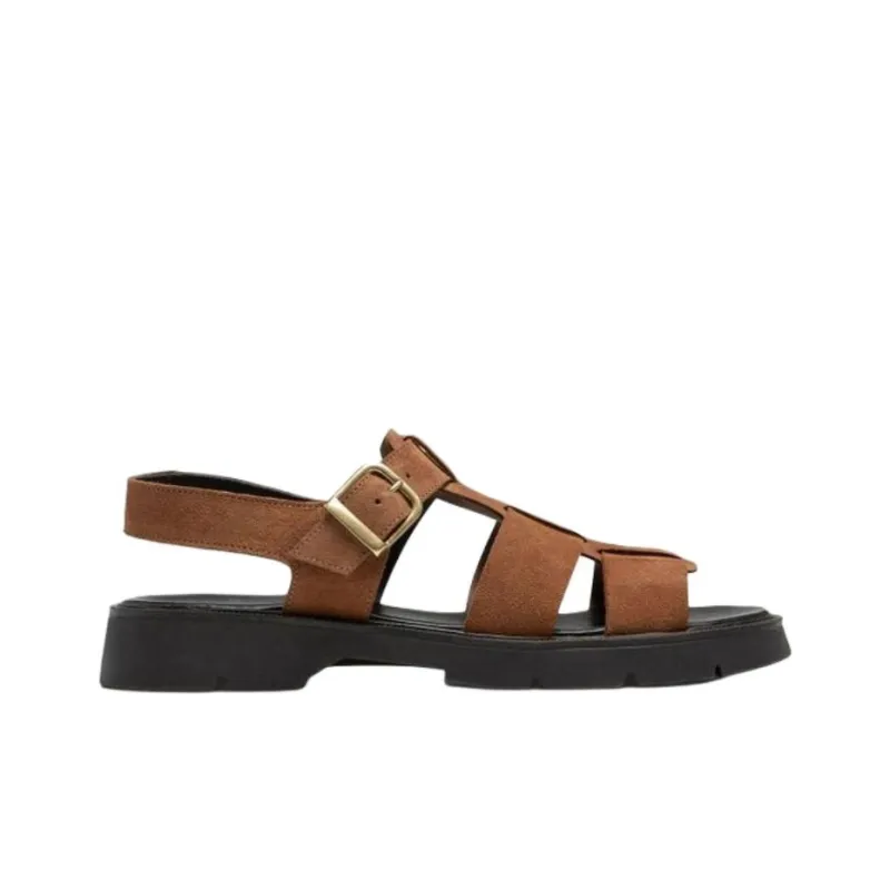 KLEMAN CLEON MANUFACTURE BALLAST V Roman Sandals 3cm Men's Brown-1