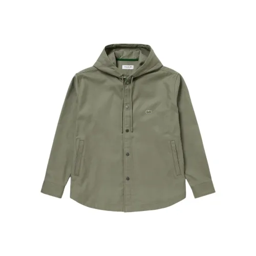 LACOSTE Shirt Style vertikalts & Coats Men's Khaki
